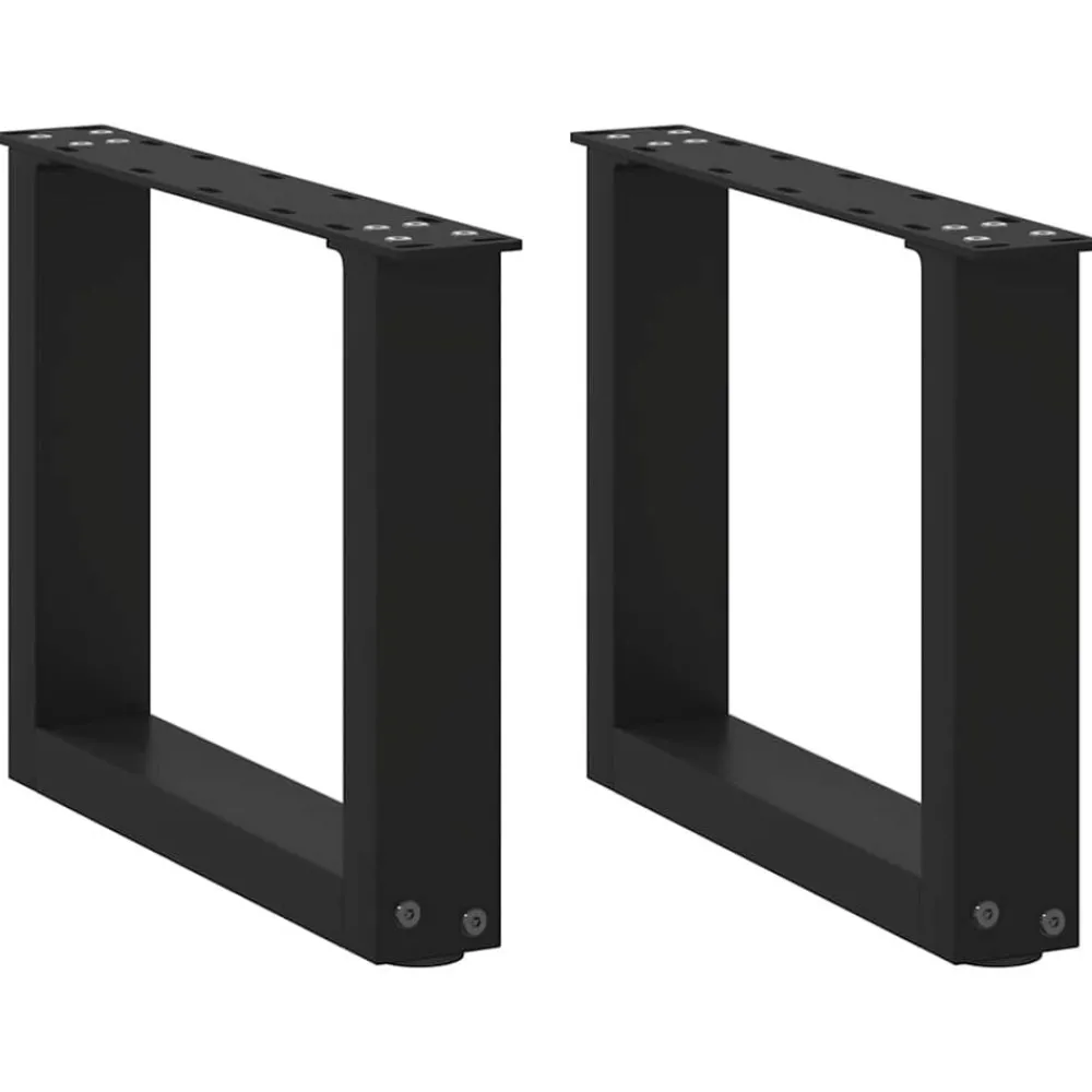 Salontafelpoten 2 st U-vormig 30x(30-31) cm staal>vidaXL Sale