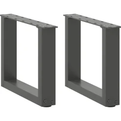 Salontafelpoten 2 st U-vormig 30x(30-31) cm staal>vidaXL Online