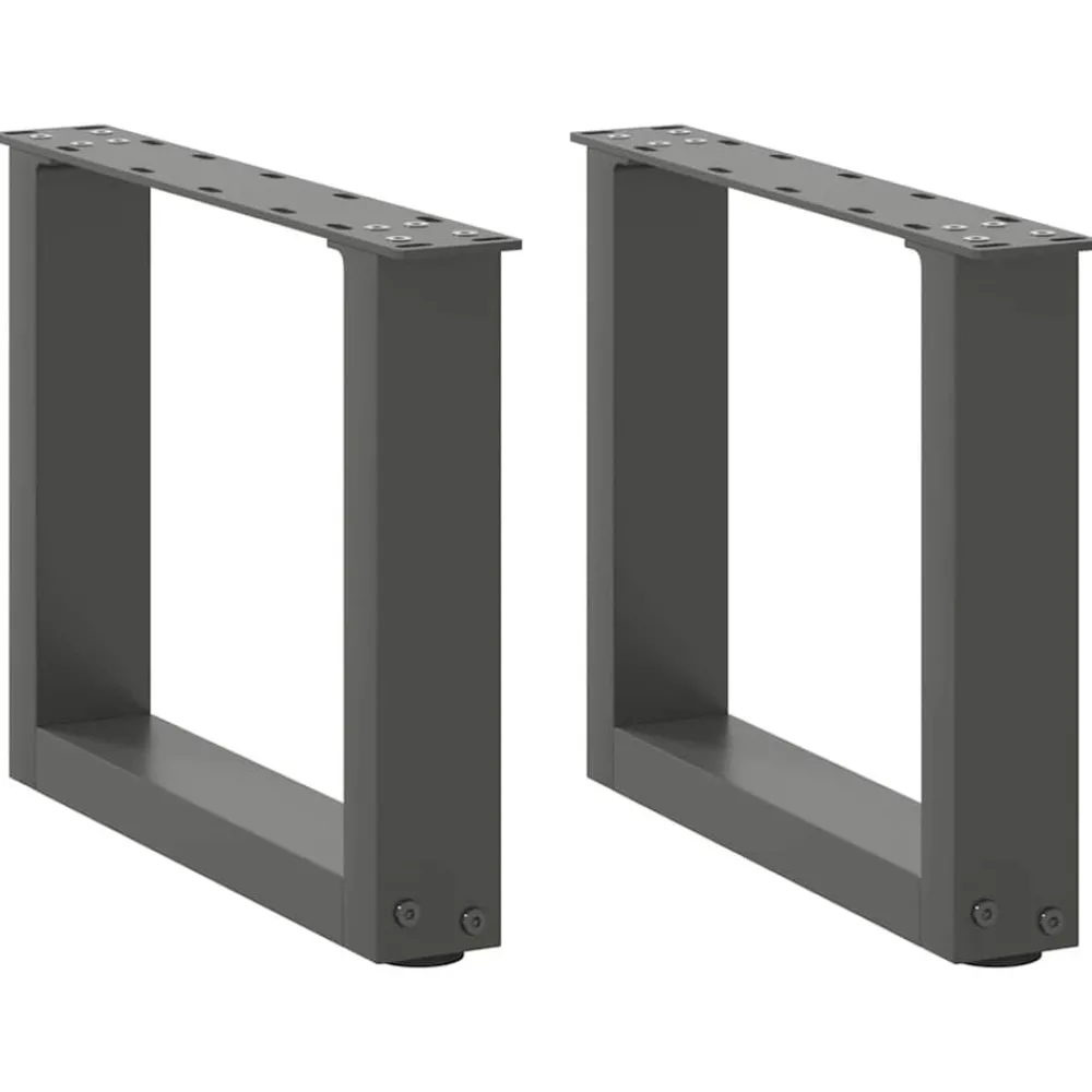 Salontafelpoten 2 st U-vormig 30x(30-31) cm staal>vidaXL Online