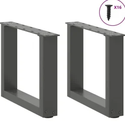Salontafelpoten 2 st U-vormig 30x(30-31) cm staal><noscript><img width=