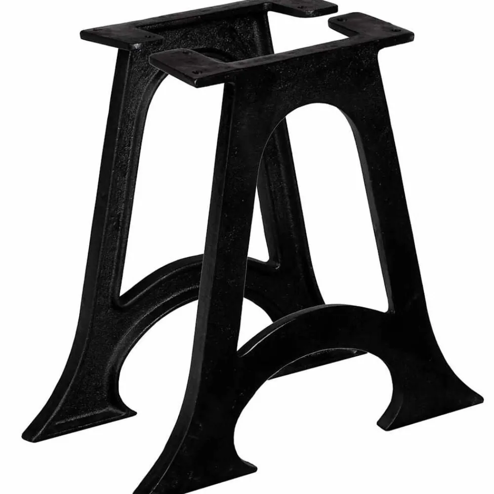 Tafelaccessoires*vidaXL Salontafelpoten met gewelfde onderkant 2 st A-frame gietijzer
