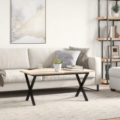 Salontafelpoten X-frame 90x30x43 cm staal><noscript><img width=