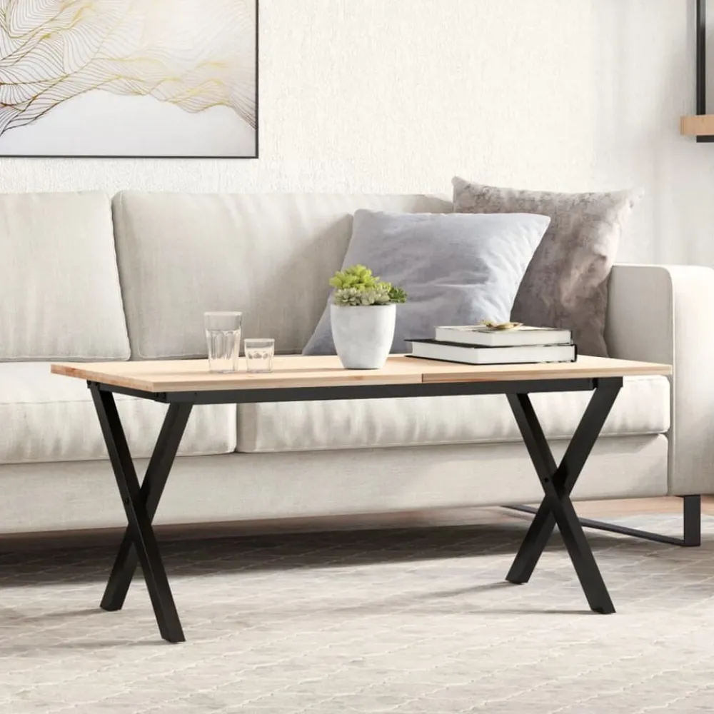Tafelaccessoires*vidaXL Salontafelpoten X-frame 80x40x43 cm staal