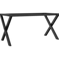 Tafelaccessoires*vidaXL Salontafelpoten X-frame 70x30x43 cm staal