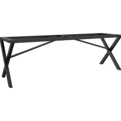Tafelaccessoires*vidaXL Salontafelpoten X-frame 140x30x43 cm staal