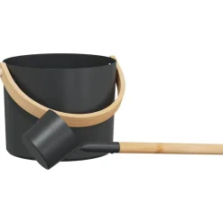 Sauna Accessoire Set 2 pcs Zwart>vidaXL Online