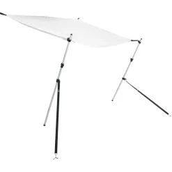 Voertuigonderdelen & -Accessoires*vidaXL Schaduwdoek T-top 170x170x(115-183) cm Wit