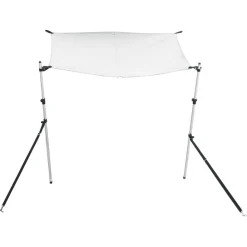 Voertuigonderdelen & -Accessoires*vidaXL Schaduwdoek T-top 170x170x(115-183) cm Wit