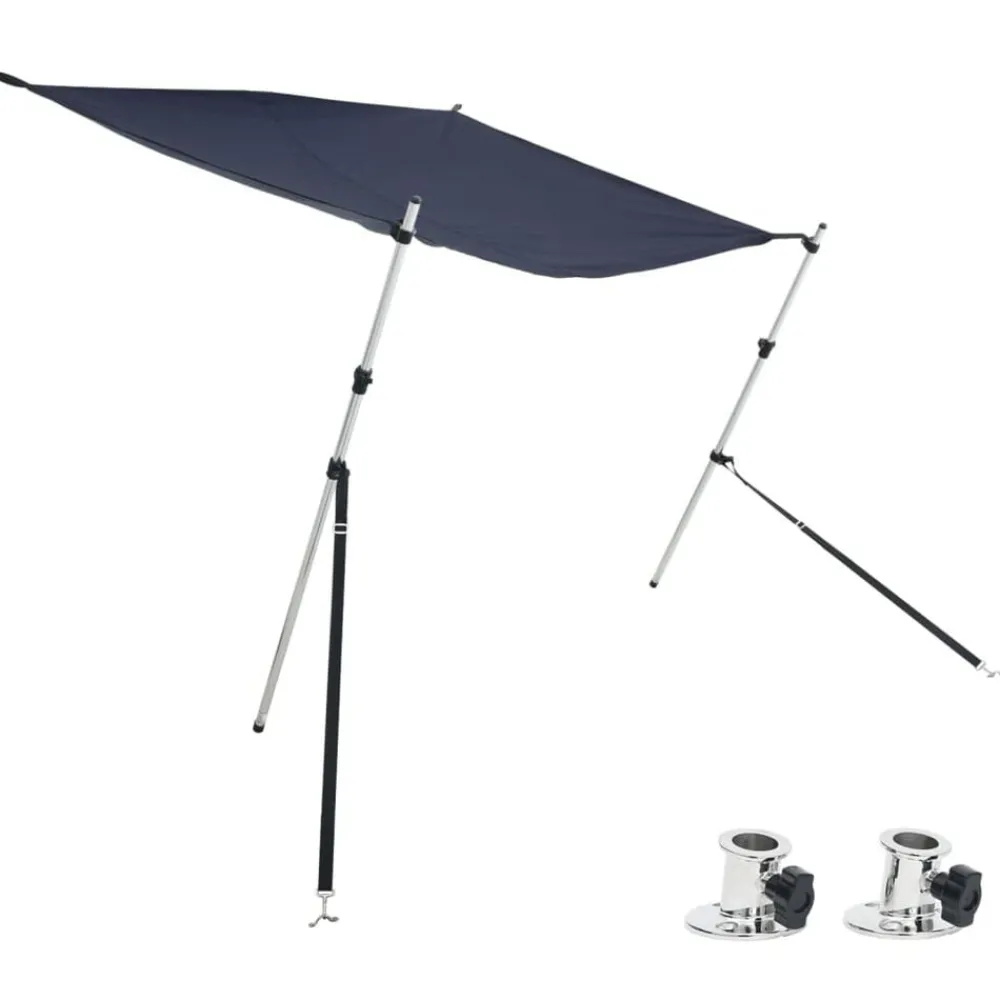 Schaduwdoekset T-top 170x170x(113-182,5) cm>vidaXL
