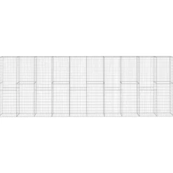 Schanskorfmuur met deksel 600x50x200 cm gegalvaniseerd staal><noscript><img width=