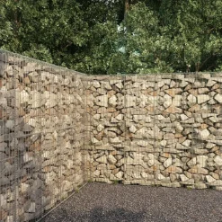 Schanskorfmuur met deksel 300x50x200 cm gegalvaniseerd staal>vidaXL Online