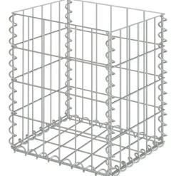 Tuinafscheidingen*vidaXL Schanskorven 2 st 30x30x40 cm gegalvaniseerd staal