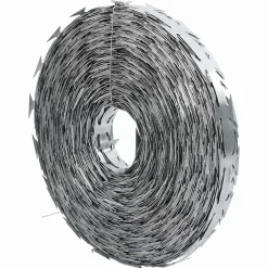 Bouwbeslag*vidaXL Scheermesdraad Zilver 5000 x 1,9 cm Gegalvaniseerd staal