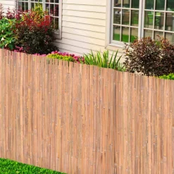Tuinafscheidingen*vidaXL Schermen 2 st 100x400 cm bamboe