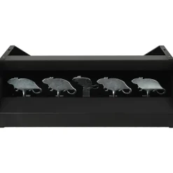 Buitensport*vidaXL Schietkast magnetisch met swing targets 4+1 targets muisontwerp