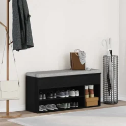 Schoenenbank 102x30,5x45 cm spaanplaat kleurig>vidaXL New