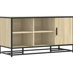 Bankjes*vidaXL Schoenenbank 100x40x53,5 cm bewerkt hout en metaal Sonoma eiken