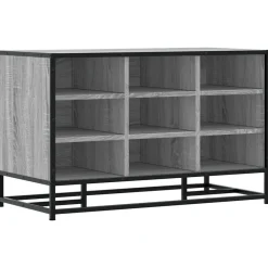 Schoenenbank 84x40x53,5 cm bewerkt hout en metaal>vidaXL Online