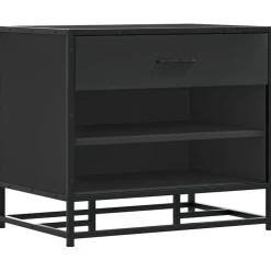 Schoenenbank 60x40x53,5 cm bewerkt hout en metaal>vidaXL Outlet