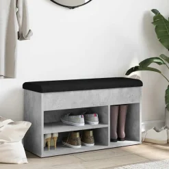 Schoenenbank 82x32x45,5 cm bewerkt hout><noscript><img width=