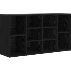 Huishoudelijke Benodigdheden*vidaXL Schoenenbank 103 x 30 x 54,5 cm Bewerkt hout Zwart eiken