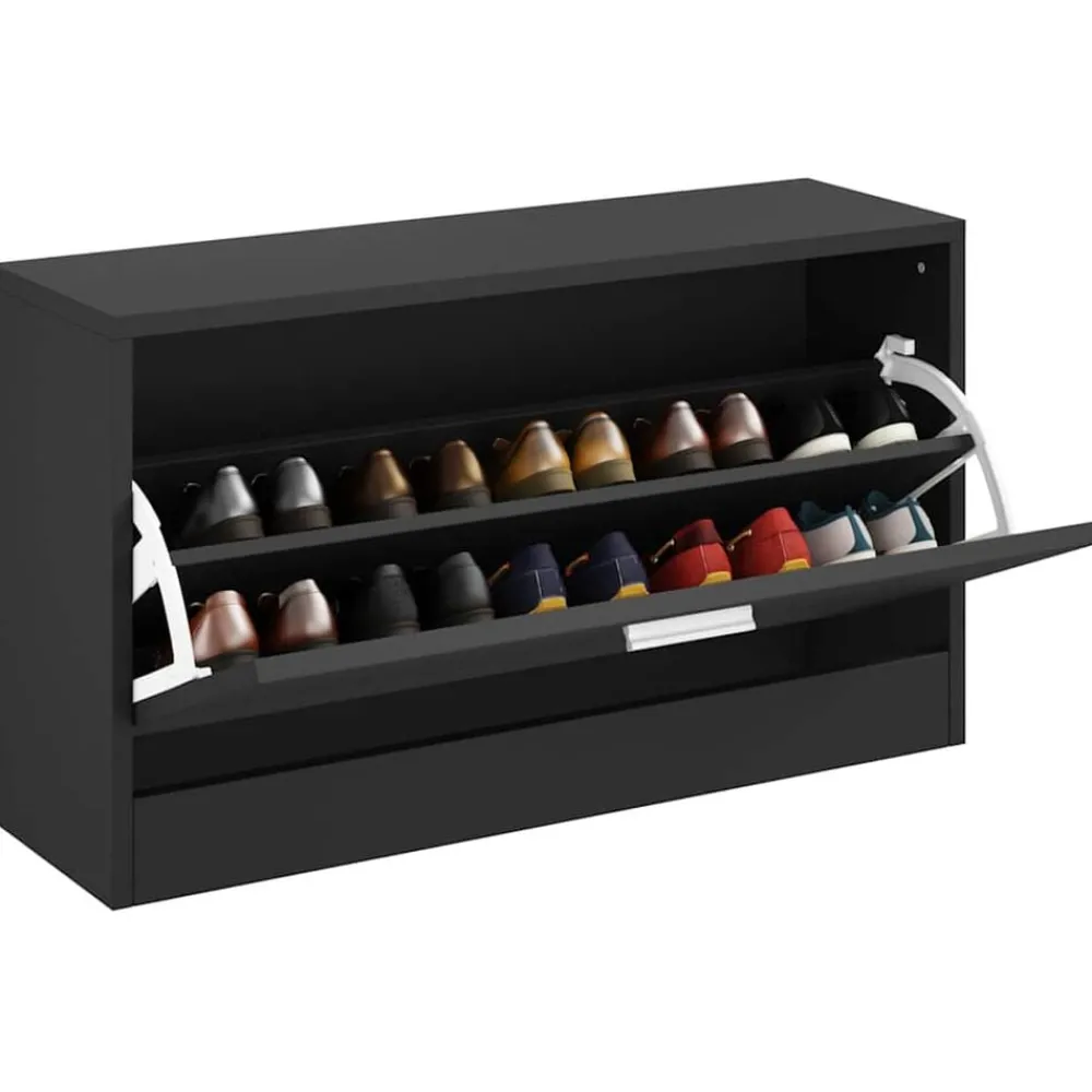 Schoenenbank 80x24x45 cm Bewerkt Hout>vidaXL Sale
