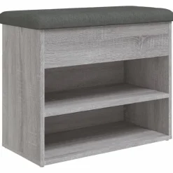 Schoenenbankje 62x32x50 cm bewerkt hout>vidaXL Discount