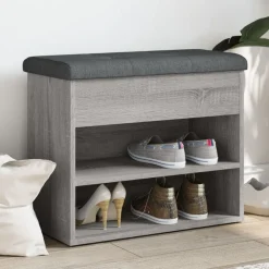 Schoenenbankje 62x32x50 cm bewerkt hout>vidaXL Discount
