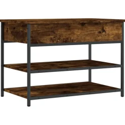 Schoenenbankje 70x42,5x50 cm bewerkt hout kleurig>vidaXL