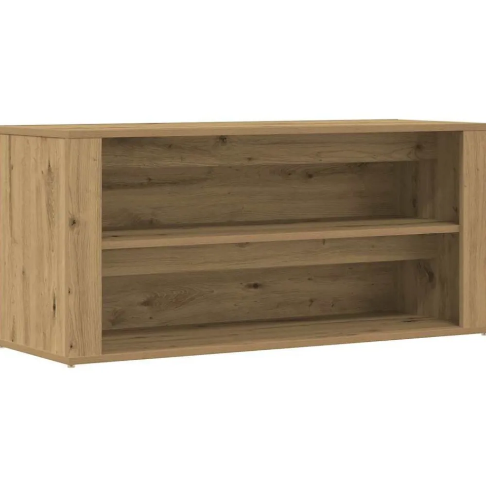 Huishoudelijke Benodigdheden*vidaXL Schoenenbankje 100x35x45 cm bewerkt hout artisanaal eikenkleur artisanaal eikenkleurig