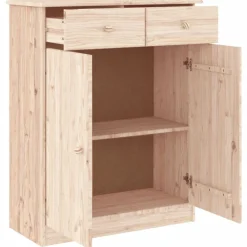 Huishoudelijke Benodigdheden*vidaXL Schoenenkast ALTA 77x35x96 cm massief grenenhout Naturel