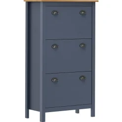 Schoenenkast Hill 72x35x124 cm massief grenenhout>vidaXL Outlet
