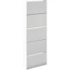 Schoenenkast met 5 spiegels 63x17x169,5 cm wit>vidaXL New