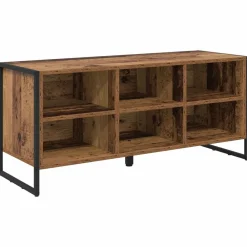 Huishoudelijke Benodigdheden*vidaXL Schoenenkast met opslag 100 x 35 x 44 cm Bewerkt hout Oud hout