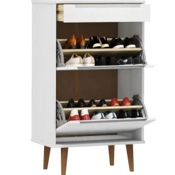 Schoenenkast MOLDE 59,5x35x103 cm massief grenenhout><noscript><img width=