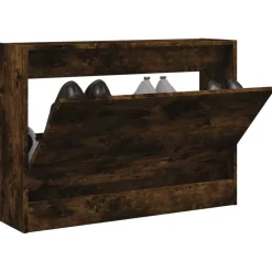 Schoenenkast 80x21x57 cm bewerkt hout kleurig>vidaXL Hot