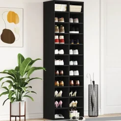 Schoenenkast 54x34x183 cm spaanplaat kleurig>vidaXL Clearance