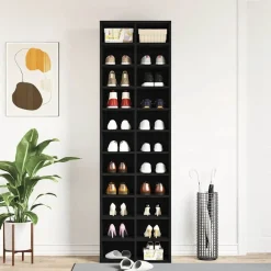Schoenenkast 54x34x183 cm spaanplaat kleurig><noscript><img width=