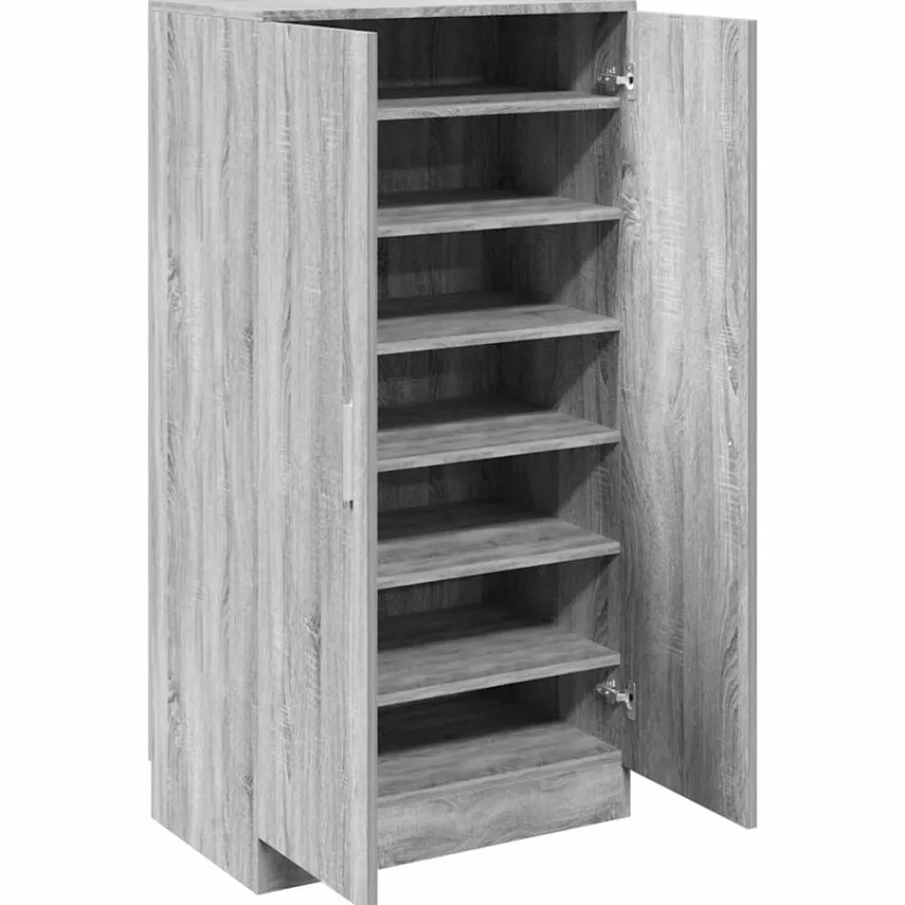 Schoenenkast 55x35x108 cm bewerkt hout>vidaXL Clearance