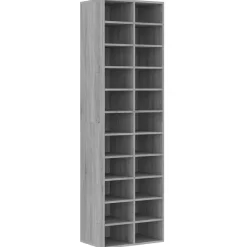 Schoenenkast 54x34x183 cm bewerkt hout eikenkleur>vidaXL Sale