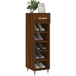 Schoenenkast 30x35x105 cm bewerkt hout><noscript><img width=