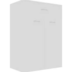 Huishoudelijke Benodigdheden*vidaXL Schoenenkast 60x35x84 cm bewerkt hout Wit