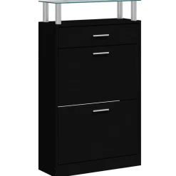 Schoenenkast 63x24x104 cm bewerkt hout>vidaXL Best