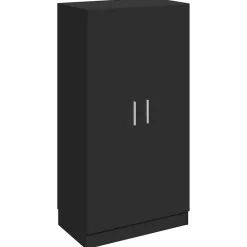 Huishoudelijke Benodigdheden*vidaXL Schoenenkast 55x35x108 cm bewerkt hout Zwart