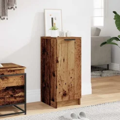 Schoenenkast 29,5x35x70 cm bewerkt hout kleurig><noscript><img width=