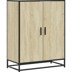 Schoenenkast 75x38x97,5 cm bewerkt hout en metaal>vidaXL Online