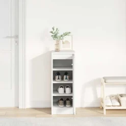 Schoenenkast 29,5x34x76 cm bewerkt hout><noscript><img width=