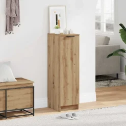 Huishoudelijke Benodigdheden*vidaXL Schoenenkast 29,5x35x100,5 cm bewerkt hout artisanaal eiken artisanaal eikenkleurig
