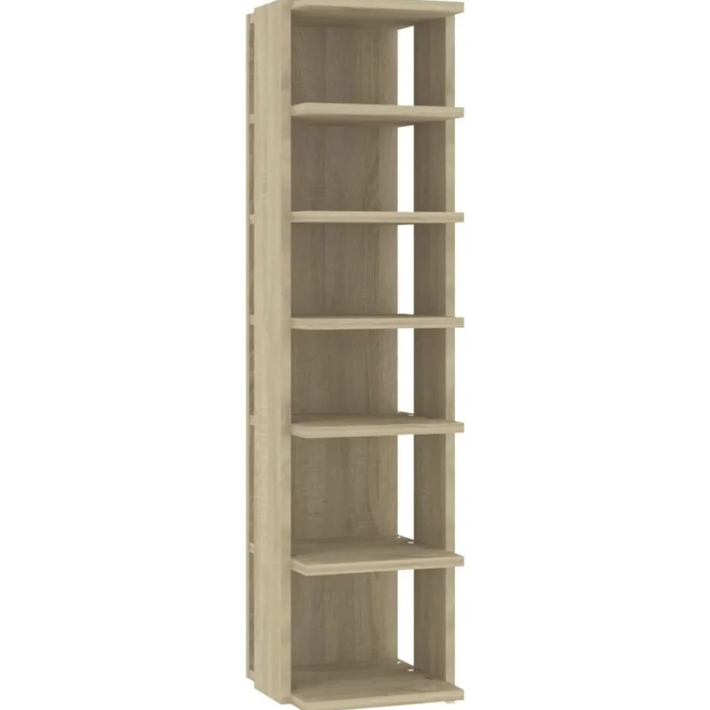 Schoenenkast 27,5x27x102 cm bewerkt hout kleurig>vidaXL Sale