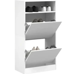 Schoenenkast 60x34x116 cm bewerkt hout>vidaXL